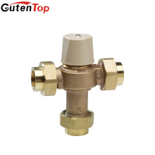 Gutentop 1/2" Brass Thermostatic Shower Mixer Valve Solar Electrical Water Thermostatic Mixing Valve